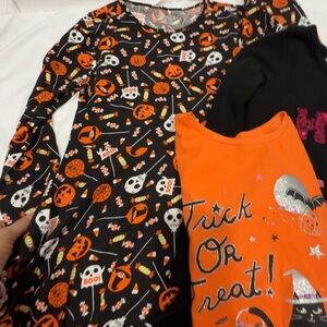 Children's Place girls Halloween dress, shirt and sparkling sweater size 10